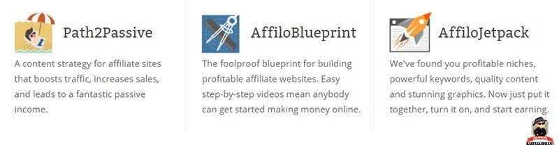 Affiliate Marketing Affilorama products