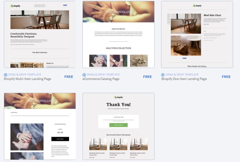 Affiliate Marketing Leadpages Templates Page