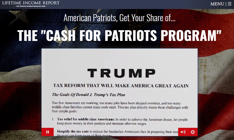 Affiliate Marketing Cash For Patriots Trump Promise